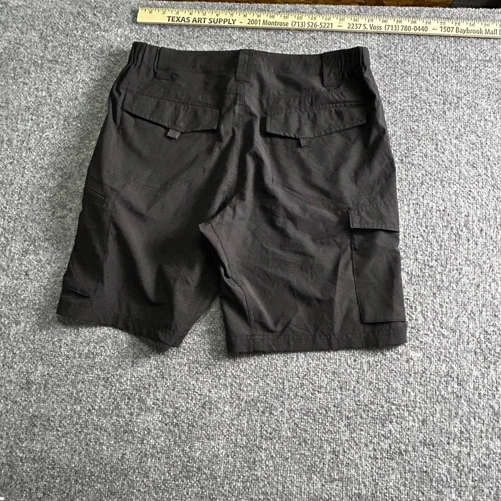Gerry Cargo Shorts Mens Size 34 Black Stretch Utility Hiking Casual Outdoor